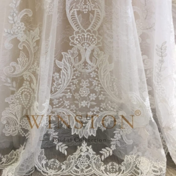 Winston Wedding Dress size 12 - Picture 8 of 8